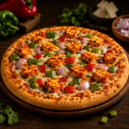 Paneer Tikka Pizza