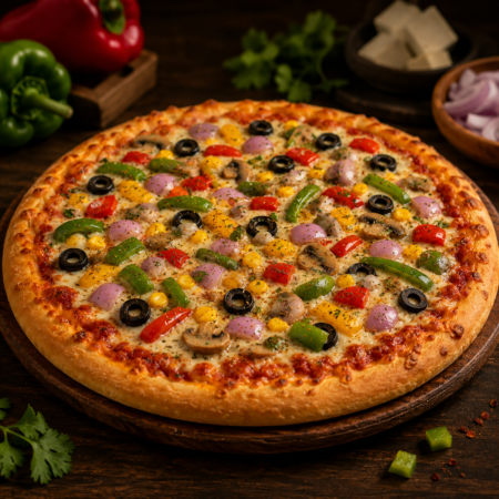 Veggie Loaded Pizza