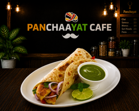 Aloo Tikki Wrap
