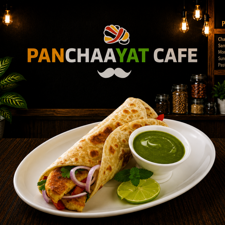 Aloo Tikki Wrap