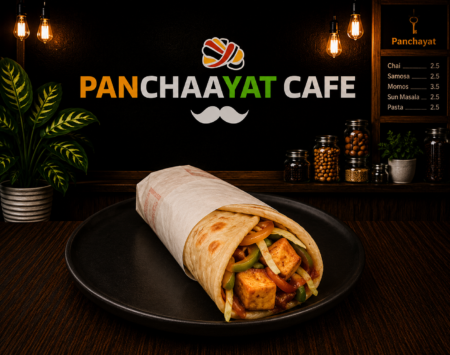 Paneer Kathi Wrap