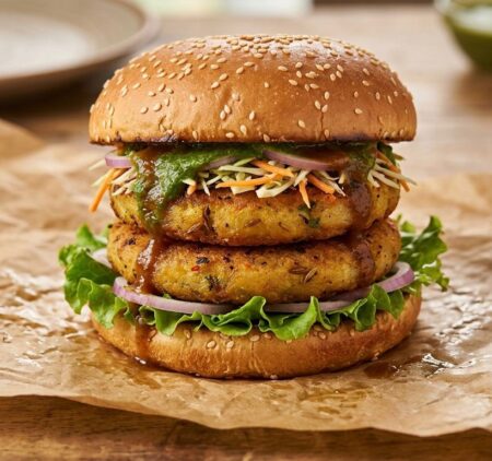 DOUBLE Aloo Tikki Burger