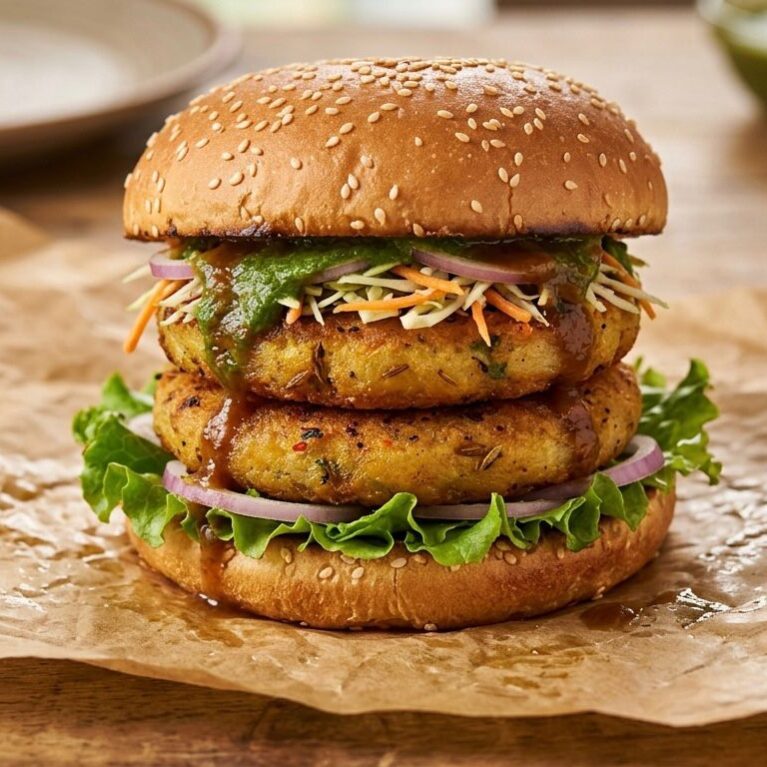 DOUBLE Aloo Tikki Burger
