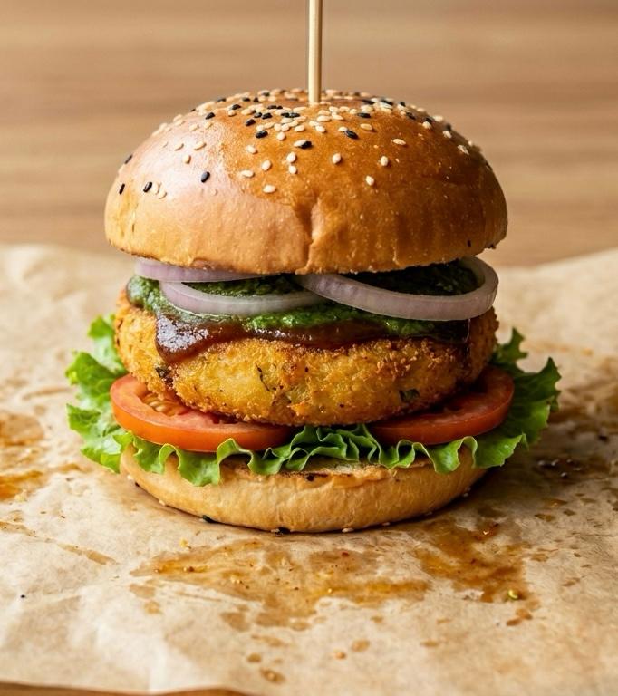 Aloo Tikki Burger