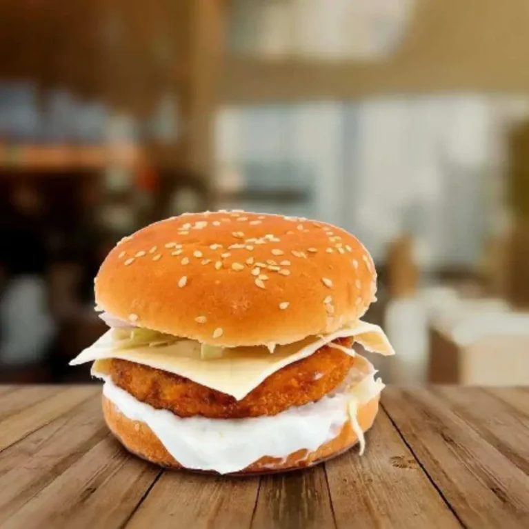 Cheese Aloo Tikki Burger